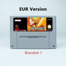 Brandish 1 RPG Game EUR Version Cartridge for SNES Game Consoles