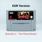 Brandish 2-The Planet Buster RPG Game EUR Version Cartridge for SNES Game Consoles