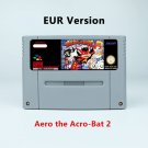 Aero the Acro-Bat 2 Action Game EUR Version Cartridge for SNES Game Consoles