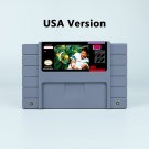 Jimmy Connors Pro Tennis Tour Action Game USA Version Cartridge for SNES Game Consoles