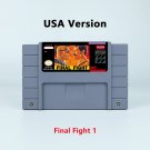 Final Fight 1 Action Game USA Version Cartridge for SNES Game Consoles