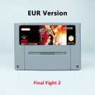 Final Fight 2 Action Game EUR Version Cartridge for SNES Game Consoles