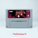 Final Fantasy III 3 RPG Game EUR version Cartridge for SNES Game Consoles