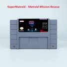 Super Metro Mission Rescue RPG Game USA NTSC version Cartridge for SNES Game Consoles