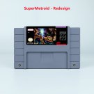 Super Metro Redesign RPG Game USA NTSC version Cartridge for SNES Game Consoles