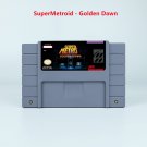 Super Metro Golden Dawn RPG Game USA NTSC version Cartridge for SNES Game Consoles