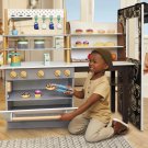 Little Tikes Real Wood Cafe & Bakery 20-Piece Wooden Pretend Play Kitchen Toys Playset