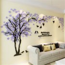 Large Tree Wall Sticker Decal, Purple LEFT