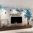 Large Tree Wall Sticker Decal, Light Blue RIGHT