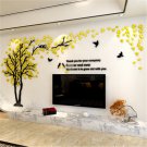Large Tree Wall Sticker Decal, Yellow LEFT