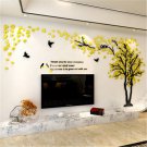 Large Tree Wall Sticker Decal, Yellow RIGHT