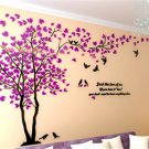 Large Tree Wall Sticker Decal, Dark Purple LEFT