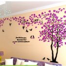 Large Tree Wall Sticker Decal, Dark Purple RIGHT