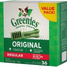 Greenies Regular Original Dental Dog Chews, 72-oz (2 x 36-oz)