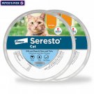 Seresto Elanco Vet-Recommended Flea and Tick Prevention Collar for Cats, Count of 2