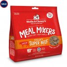 Stella & Chewy's Freeze Dried Raw Super Beef Meal Mixer High Protein Dry Dog Food, 2 x 18 oz.