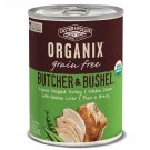 Castor & Pollux Organix Butcher & Bushel Chopped Turkey & Chicken Wet Dog Food, 12.7 oz., Case of 12