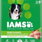 Iams Proactive Health MiniChunks Small Kibble Adult Chicken & Whole Grain Dry Dog Food, 2 x 40-lb