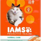 Iams ProActive Health Adult Hairball Care with Chicken & Salmon Dry Cat Food, 2 x 16-lb bag