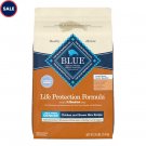 Blue Buffalo Life Protection Formula Senior Large Breed Chicken and Brown Rice Dry Dog Food, 34 lbs.
