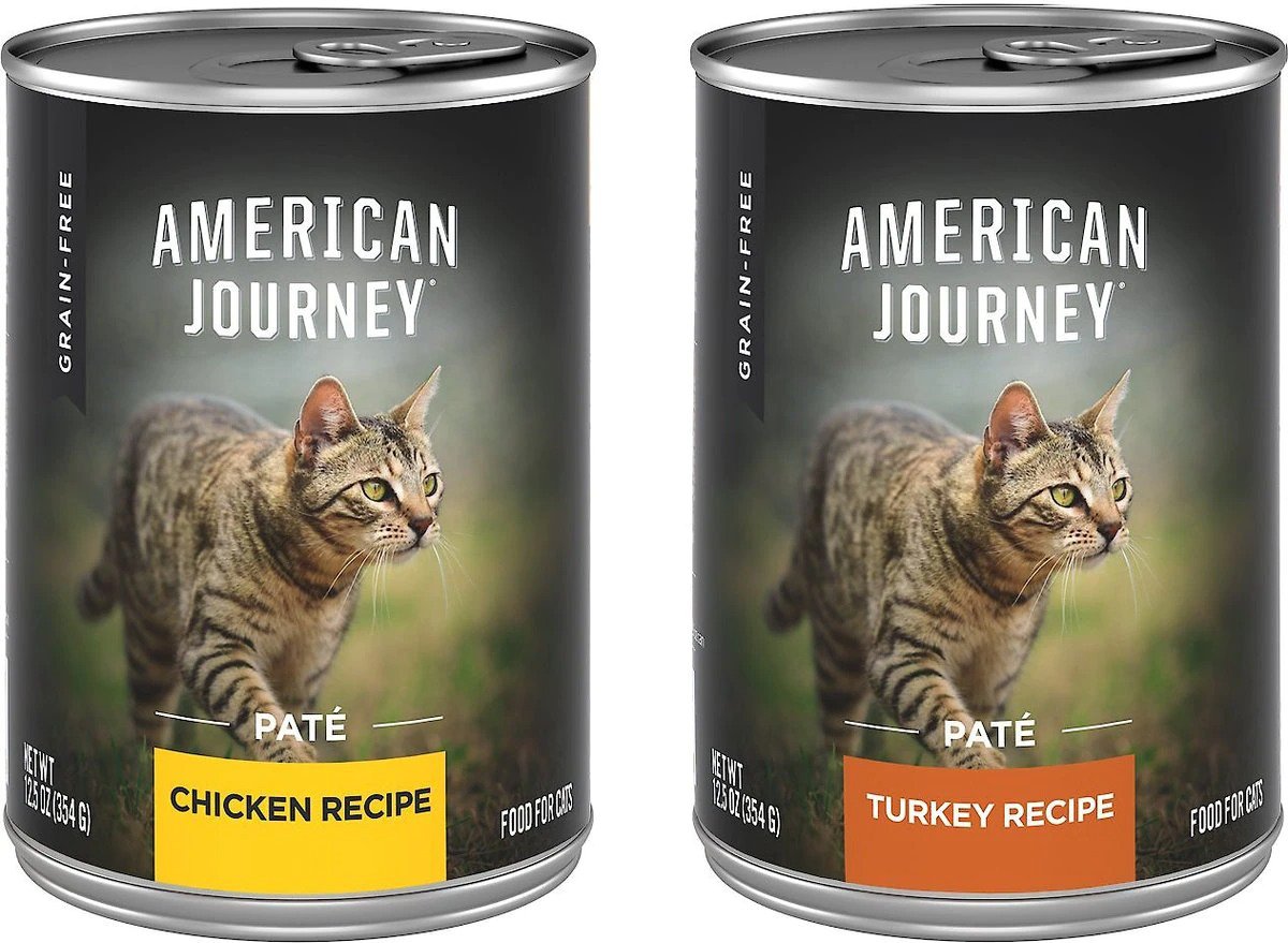 American Journey Pate Poultry Variety Pack GrainFree Canned Cat Food