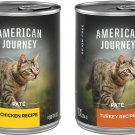 American Journey Pate Poultry Variety Pack Grain-Free Canned Cat Food, 12.5-oz can, two case of 12