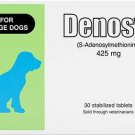 Nutramax Denosyl Tablets Liver & Brain Supplement for Large Dogs, 2 x 30 count