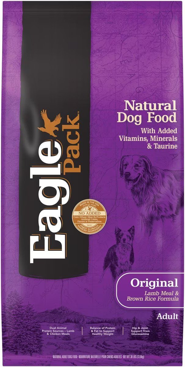 Eagle Pack Original Adult Lamb Meal & Brown Rice Formula Dry Dog Food, 30-lb bag