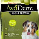AvoDerm Natural Triple Protein Chicken, Lamb & Turkey Meals All Life Stages Dry Dog Food, 30-lb bag