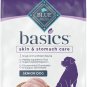 Blue Buffalo Basics Skin & Stomach Care Turkey & Potato Recipe Senior Dry Dog Food, 24-lb bag