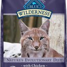 Blue Buffalo Wilderness Chicken Recipe Grain-Free Dry Cat Food, 2 x 12-lb bag