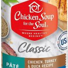 Chicken Soup for the Soul Adult Pate Chicken, Turkey Canned Dog Food, 13-oz can, two case of 12