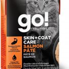 Go! Solutions SKIN + COAT CARE Salmon Pate Cat Food, 6.4-oz, case of 24