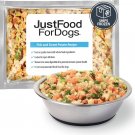 JustFoodForDogs Fish & Sweet Potato Frozen Human-Grade Fresh Dog Food, 18-oz pouch, case of 7