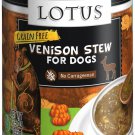 Lotus Venison Stew Grain-Free Canned Dog Food, 12.5-oz, case of 12