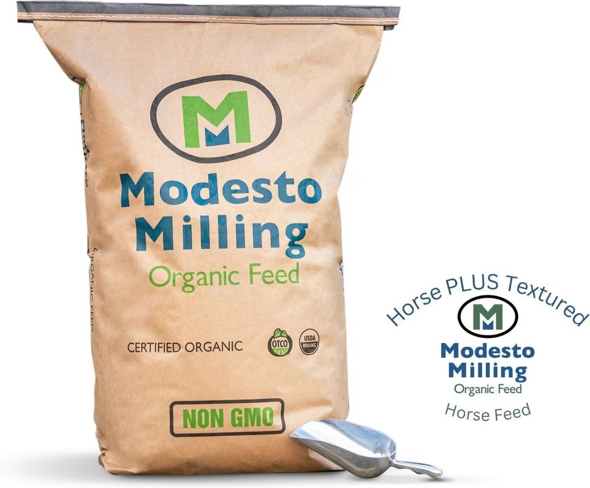 Modesto Milling Organic PLUS Non-GMO Horse Feed, 50-lb bag