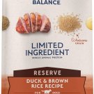 Natural Balance Limited Ingredient Reserve Duck & Brown Rice Recipe Dry Dog Food, 22-lb bag