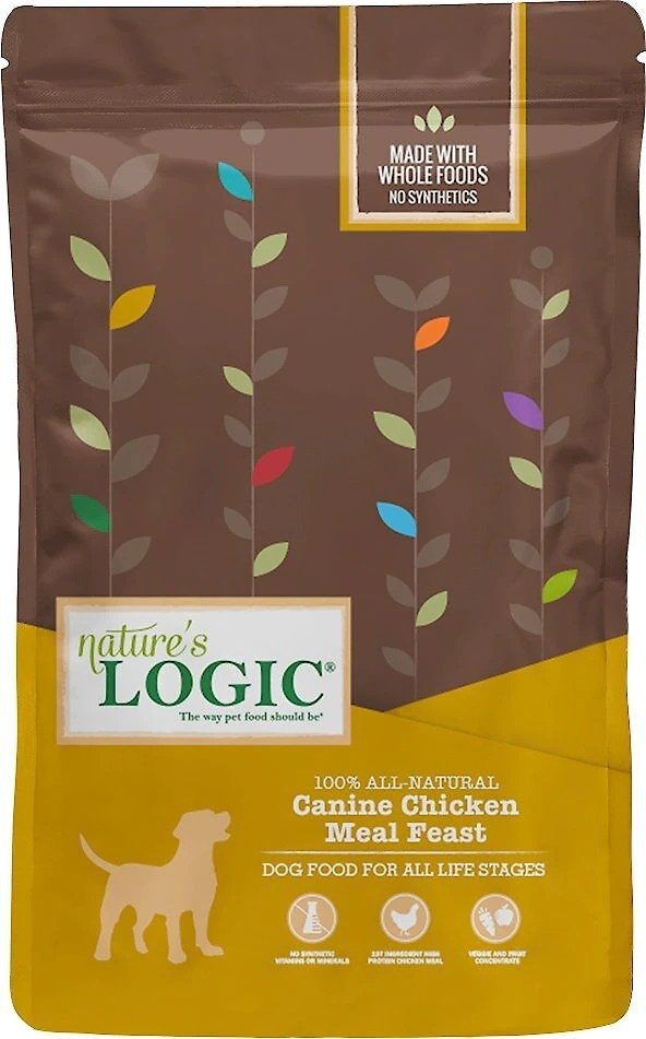 Nature's Logic Canine Chicken Meal Feast All Life Stages Dry Dog Food, 25-lb bag