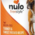 Nulo Freestyle Turkey & Sweet Potato Recipe Grain-Free Canned Dog Food, 13-oz can, two case of 12