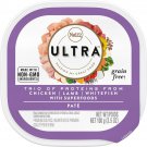 Nutro Ultra Trio Protein Chicken, Lamb & Whitefish Pate Adult Wet Dog Food, 3.5-oz, case of 24