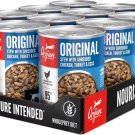 ORIJEN Real Meat Shreds Original Stew Grain-Free Wet Dog Food, 12.8-oz can, case of 12