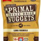 Primal Lamb Formula Nuggets Grain-Free Raw Freeze-Dried Dog Food, 14-oz bag, bundle of 2