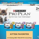 Purina Pro Plan Focus Kitten Favorites Variety Pack Canned Cat Food, 3-oz can, 2 x case of 24