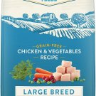 True Acre Foods Large Breed Chicken & Vegetables Recipes Grain-Free Dry Dog Food, 40-lb bag
