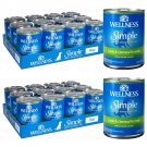 Wellness Simple Limited Ingredient Diet Lamb & Oatmeal Canned Dog Food, 12.5-oz can, two case of 12