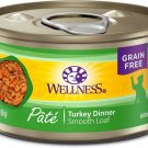 Wellness Complete Health Turkey Formula Grain-Free Canned Cat Food, 3-oz can, case of 48