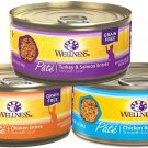 Wellness Complete Health Poultry Lovers Pate Variety Pack Canned Cat Food, 5.5-oz can, case of 30