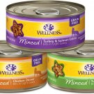 Wellness Complete Health Minced Poultry Pleasers Canned Cat Food, 5.5-oz can, case of 30