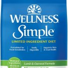 Wellness Simple Limited Ingredient Diet Lamb & Oatmeal Formula Dry Dog Food, 40-lb bag