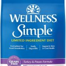 Wellness Simple Limited Ingredient Diet Turkey & Potato Formula Dry Dog Food, 40-lb bag